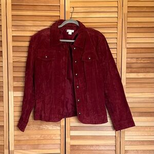 Christopher & Banks Deep Red Jacket
